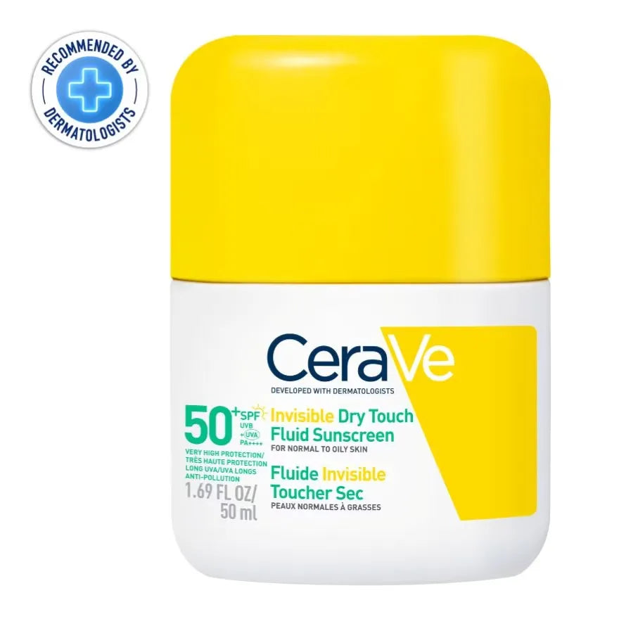 CeraVe Invisible Dry Touch Fluid Sunscreen SPF50+
