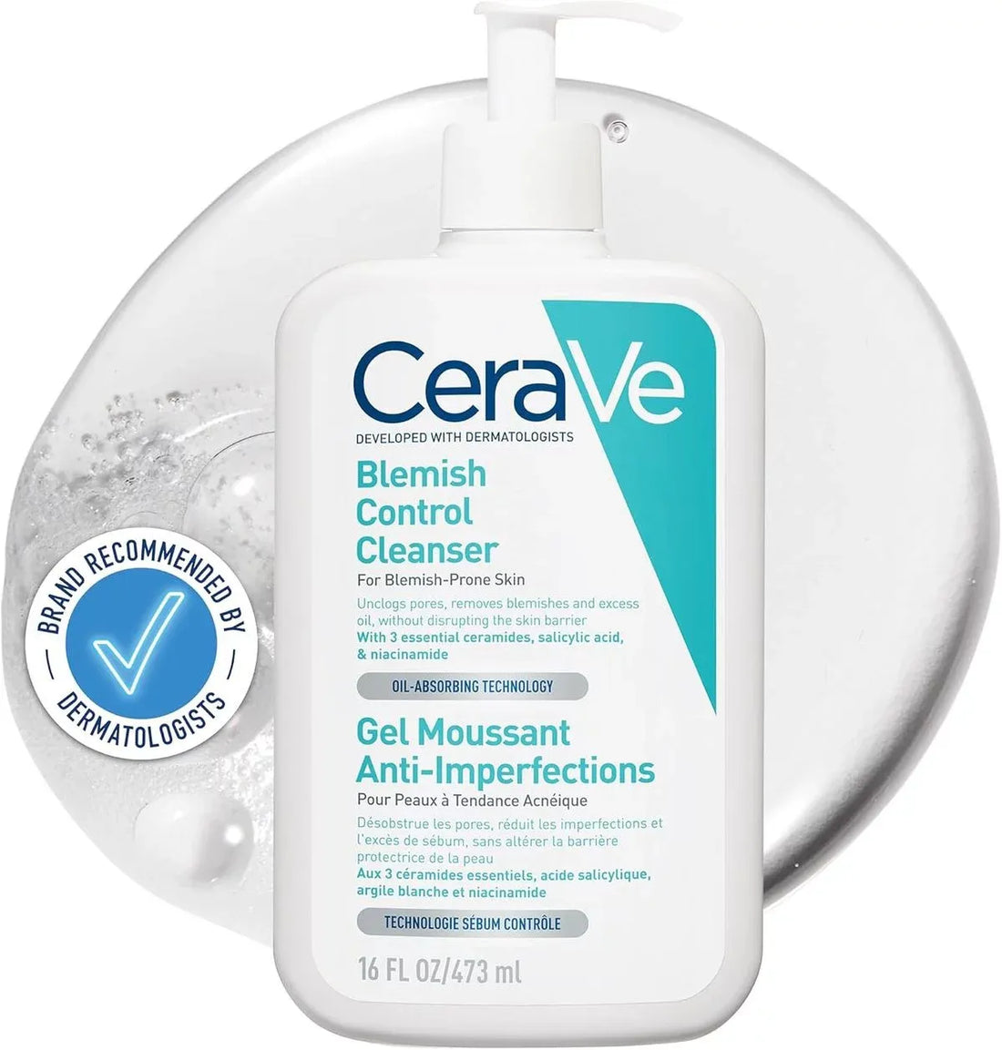 CeraVe Blemish Control Cleanser (2% Salicylic Acid)