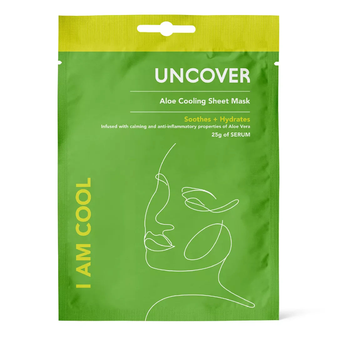 Uncover Aloe Cooling Sheet Mask